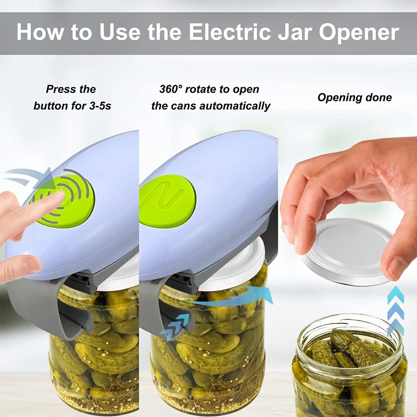 Electric One Touch Jar Opener - Prime Gift Ideas